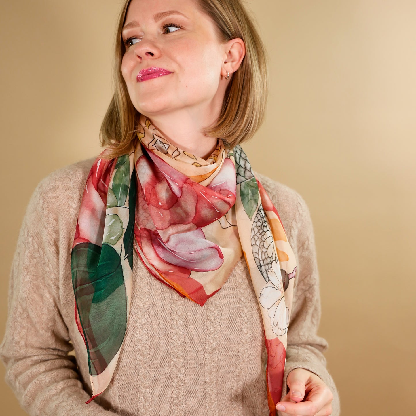 Soft Autumn Tiger & Schlange (Chiffon)